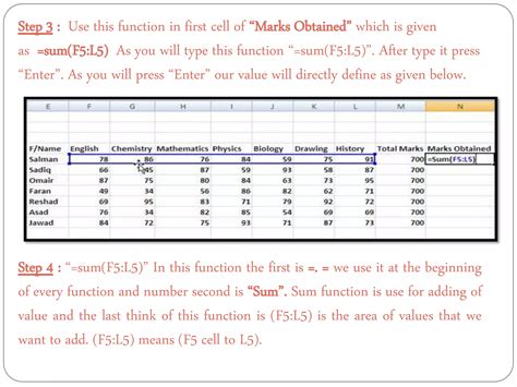 Making Result Sheet by Using Excel Formulas 的图像结果