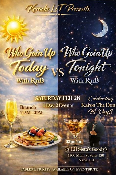 Karaoke LiT Presents: Who Goin Up With RnB,Chops & Drops (Brunch ...