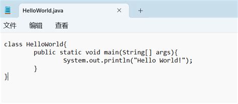 +Java Code HelloWorld 的图像结果