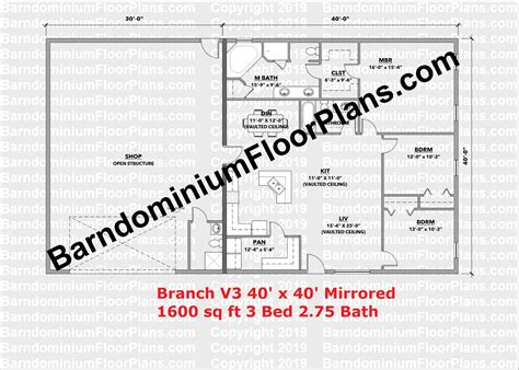 40x40 Floor Plan 3 Bedroom Love This One Would Like A Study Of Extra