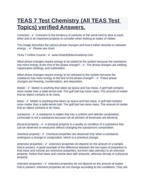 Teas Test Answers 的图像结果