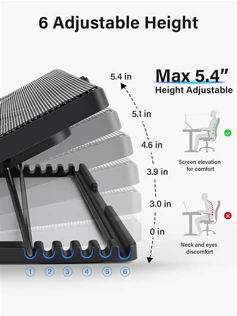 Kootek Laptop Cooling Pad, Laptop Cooler with 5 India | Ubuy
