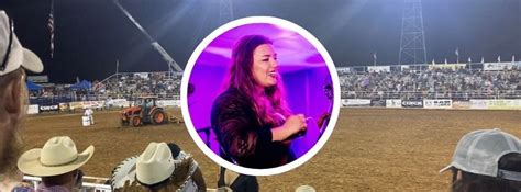 Dani Carson Singing National Anthem @ Lawton Rangers Rodeo, LO Ranch ...