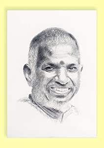 Generic Pencil Portrait Drawing of Music meastro Ilayaraja Without ...