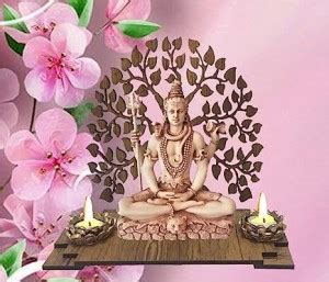 SN Handicrafts Polyresin Shiv ji Murti Lord Shiva Statue for Pooja Room ...