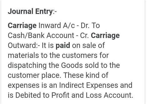 journal entry for paid carriage on furniture - Brainly.in