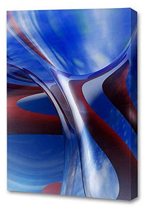 Menaul Fine Art"Skyware Petros" Limited Edition Artwork, 24 x 36", Blue ...