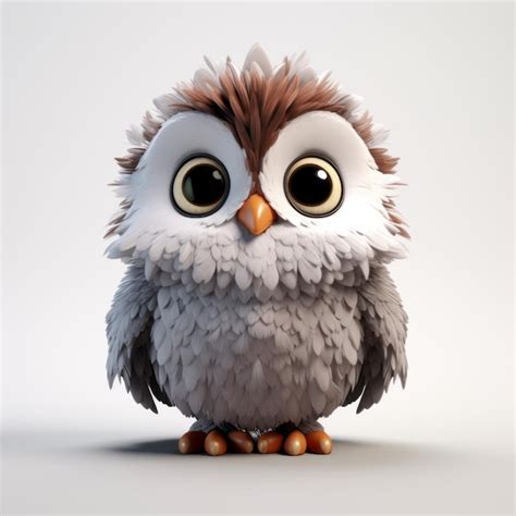 Cute 3d owl a delightful character study in physically based rendering ...