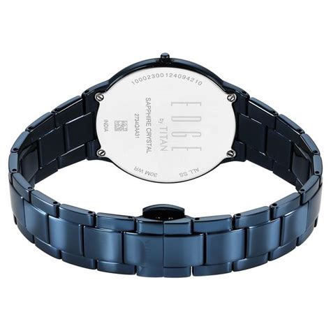 Buy Online Titan Edge Metal Ladies Allure Quartz Analog Rich Mother Of ...