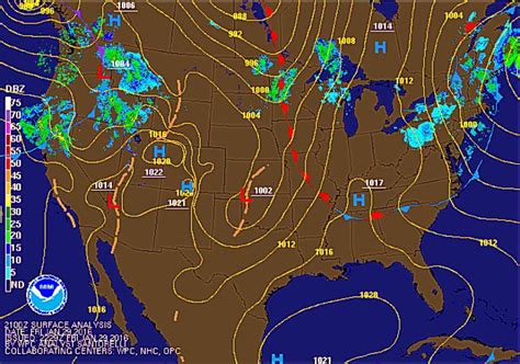 Image result for How to Read a Weather Map