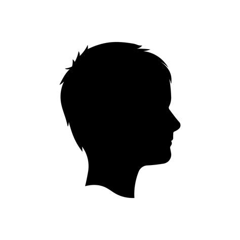Boy Head Silhouette