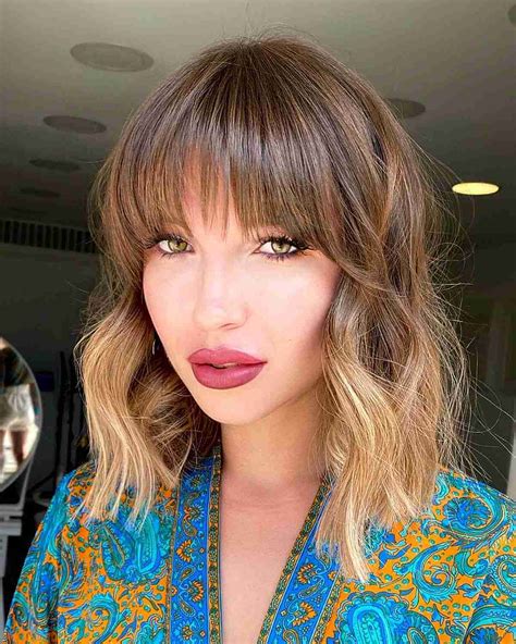 33 Chic and Edgy Styles Featuring Choppy Bangs for Women