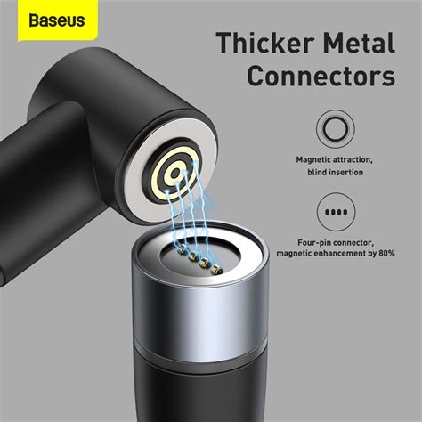 Baseus Zinc Magnetic Series Lenovo Laptop Charging Cable Type C To DC ...
