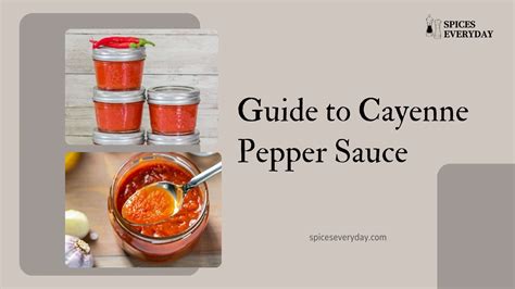 Guide to Cayenne Pepper Sauce