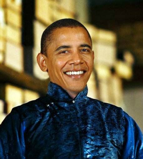 各国领导人穿唐装，奥巴马笑的好勉强，唯独他装的毫无违和感