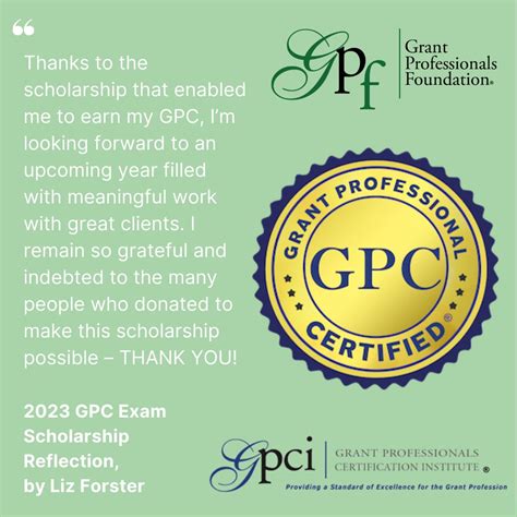 The application window for Grant Professionals Certification Institute ...