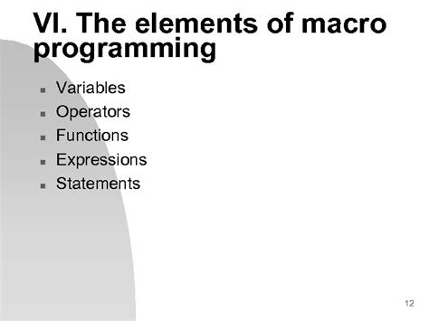 Image result for Macro Programming