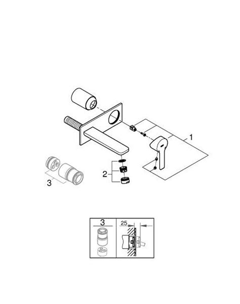 Lineare Two-hole basin mixer M-Size | GROHE