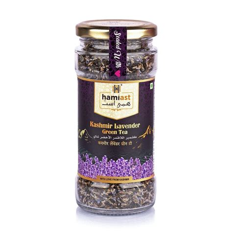 Hamiast Lavender Tea, Premium Kashmir Lavender and Green Tea Blend, Ca