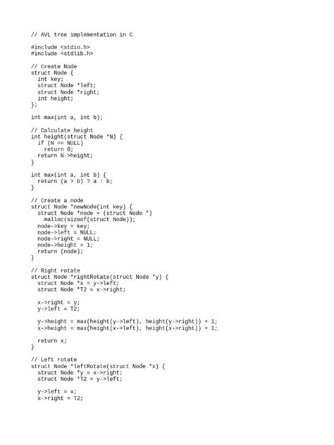 AVL Tree in C 的图像结果