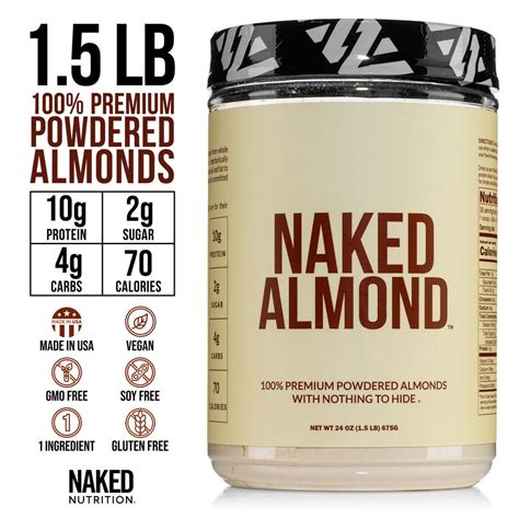 Powdered Almonds 1.5LB - Premium - Naked Almond