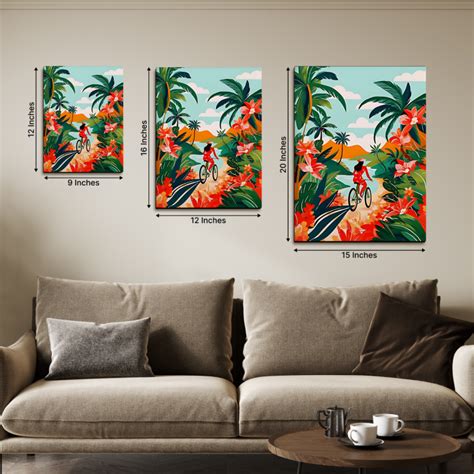 Hawaii Travel Tropical Wood Print Wall Art – Chalk My Theme