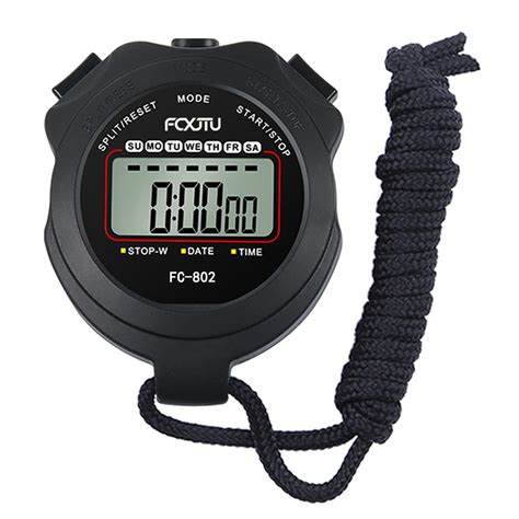 Buy FCXJTU Sports Stopwatch Timer, Digital Single Lap/Split Memory ...