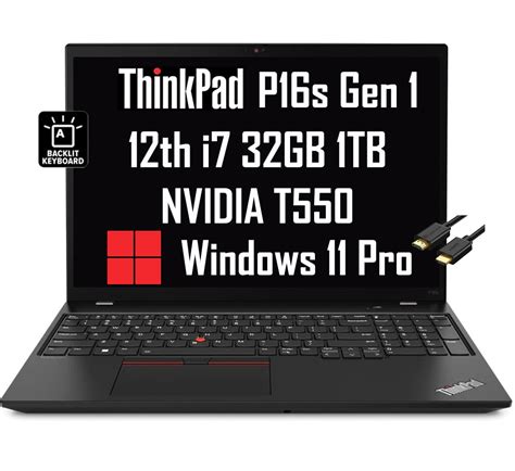 Buy Lenovo ThinkPad P16s Mobile Workstation & Business Laptop (16" FHD+ ...