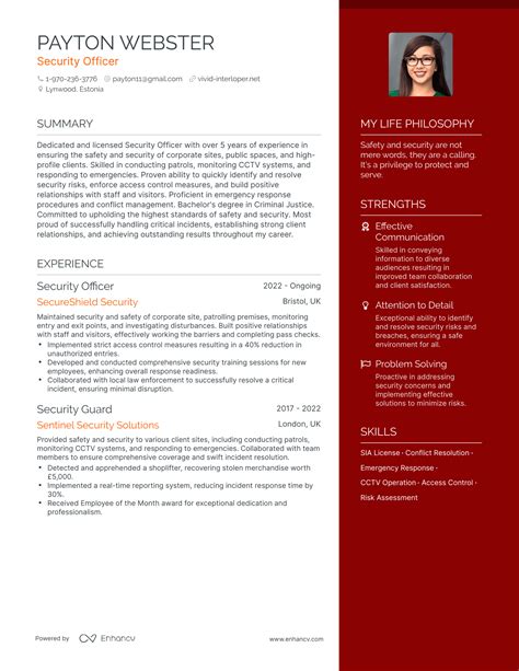 3 Successful Security Officer Resume Examples And Writing Tips for 2024