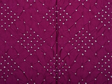 Purple Bandhani Kanchipuram Silk Handloom Saree with Pallu Design bn04 ...