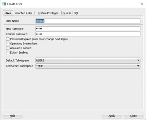 How to Create Local User in SQL Developer by SQL Command 的图像结果