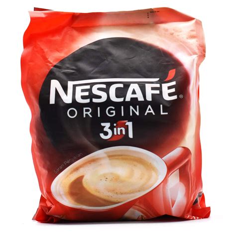 NESCAFÉ 3 In 1 Original Soluble Ground Coffee Beverage,30 Sachets Bag ...