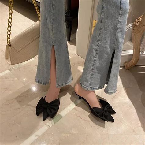 Satin Bow Kitten Heels – Label Frenesi Fashion