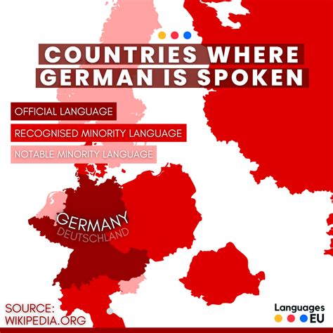 Countries where German is spoken in Europe : r/MapPorn