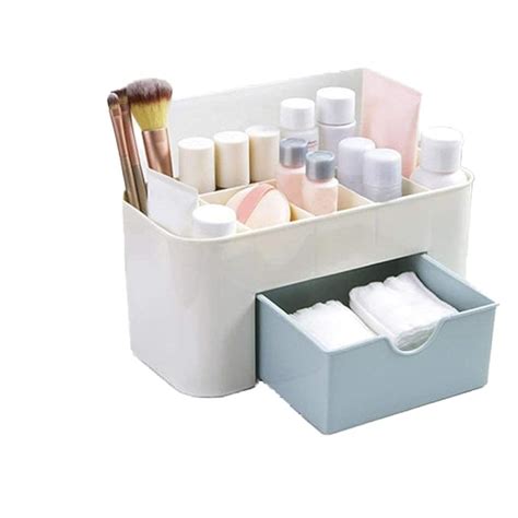 Cpixen Plastic Cosmetics Storage Box Multi Functional Desktop Storage ...