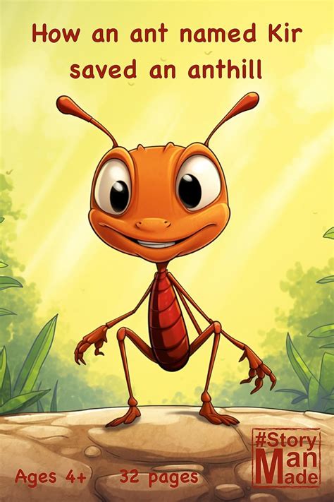 How an ant named Kir saved an anthill. Ages 4+. Ant story book for kids ...