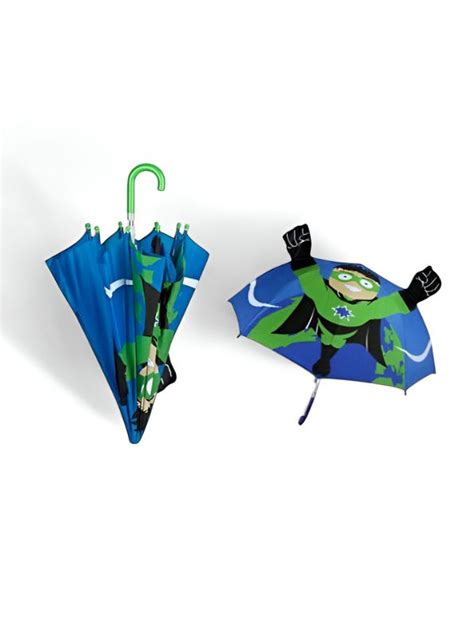 SuperHero Kids Umbrella - Cool Superhero Theme Rain Gear for School ...