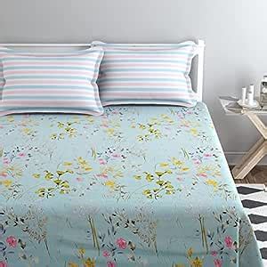 VAS COLLECTIONS Kingston Collection 1 King Size Bedsheet with 2 King ...