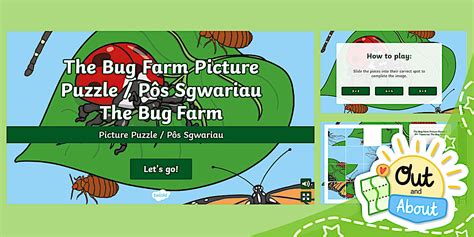 The Bug Farm Picture Puzzle / Pôs Sgwariau The Bug Farm
