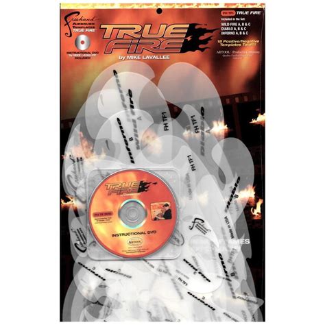 Artool Freehand Airbrush Templates, True Fire Template Set : Amazon.in ...