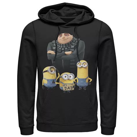 Men's Despicable Me Minions Count Dracula Portrait Hoodie