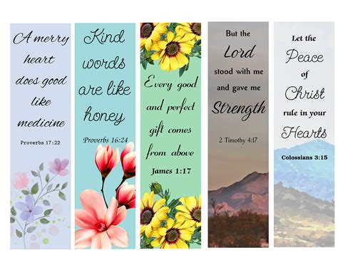 Free Printable Bible Verse Bookmark Printable - Eternal Bible