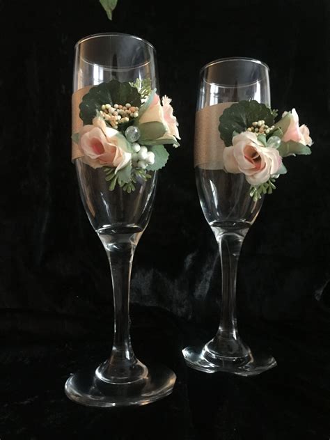 Champagne Flutes Wedding Flowers at Kathy Yancey blog