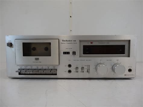 USED VINTAGE TECHNICS RS-M8 CASSETTE DECK PLAYER FULLY