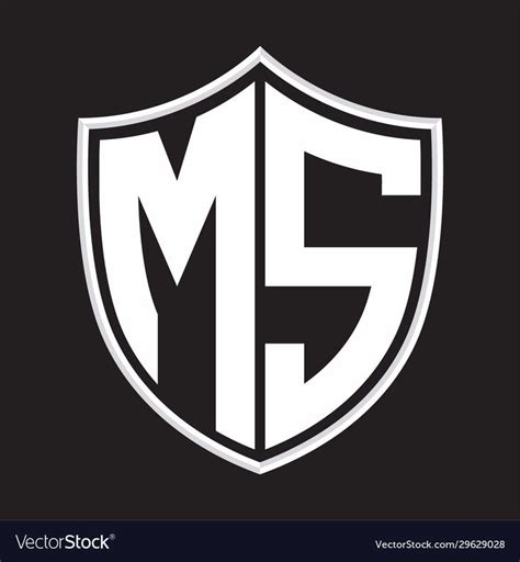 Monogram MS Logo Design By Vectorseller | TheHungryJPEG