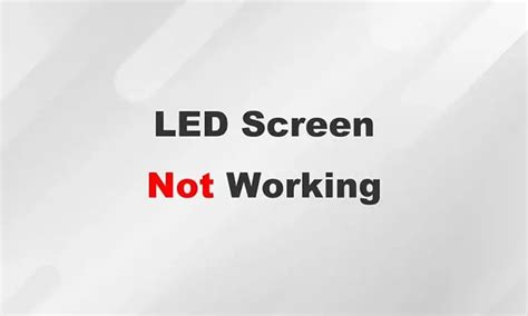 Image result for LED Screen Problems