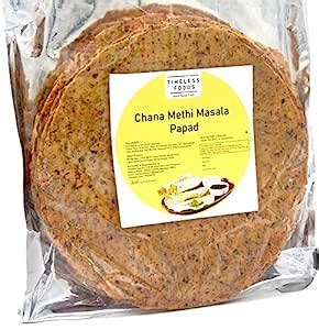 Timeless Food : Chana Methi Papad | Handmade Rajasthani Crispy ...