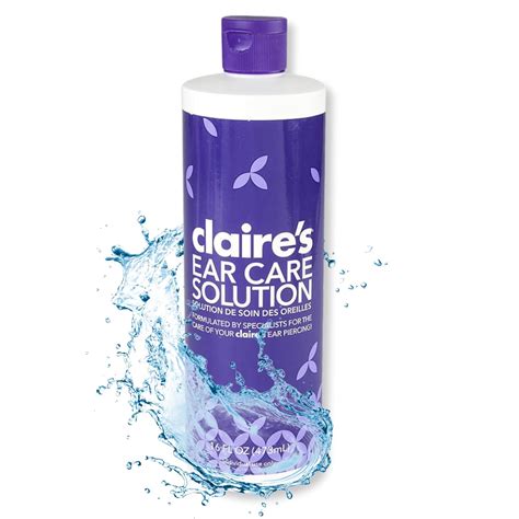 Amazon.com: Claire's Standard Aftercare Ear Piercing Solution – Avoid ...