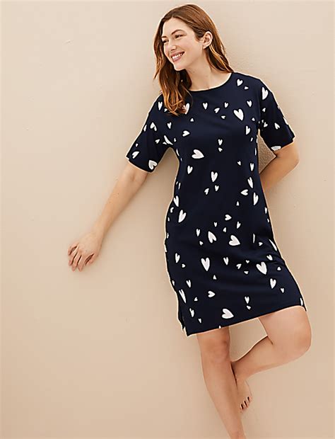 Buy Cotton Modal Short Nightdress at Marks & Spencer