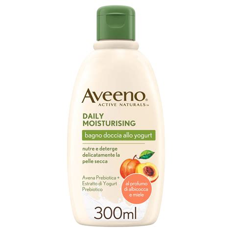 Aveeno Daily Moisturising Shower Gel - Natural Yoghurt & Oats Probiotic ...